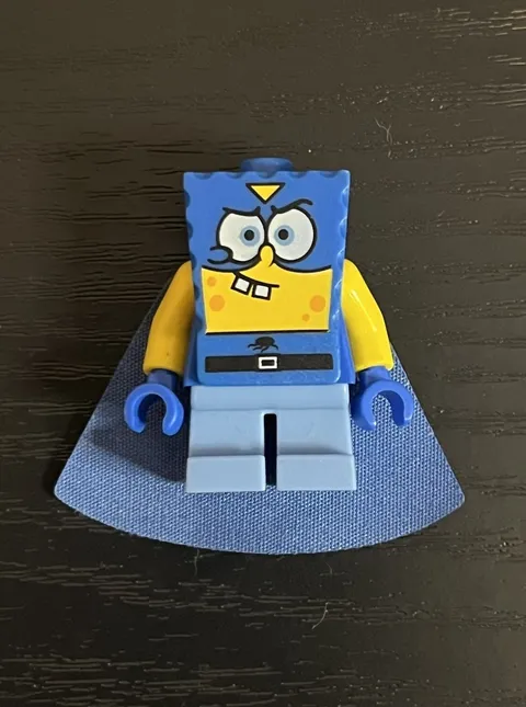 SpongeBob - Super Hero 3815 SpongeBob SquarePants LEGO Minifigure (2011) Genuine