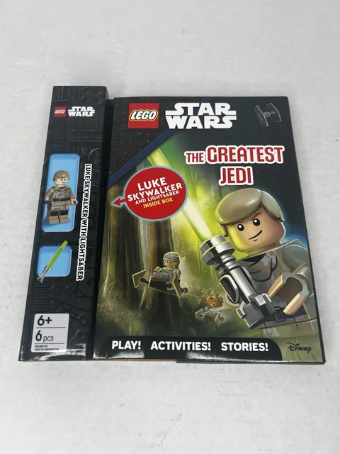 LEGO Star Wars: The Greatest Jedi Book w/ Luke Skywalker Minifigure Disney New