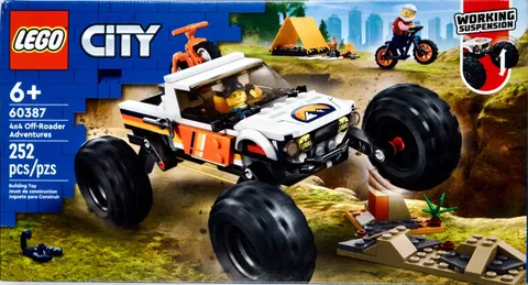 LEGO City 4x4 Off-Roader Adventures 60387 Truck Camping 252 Pieces NEW Sealed