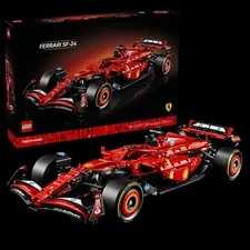 LEGO Technic Ferrari SF-24 F1 Car 1:8 Red 42207, 1361pcs