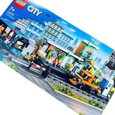 LEGO City Train Station Building Set 60335 Bus and Rail Truck 907 PCS Display