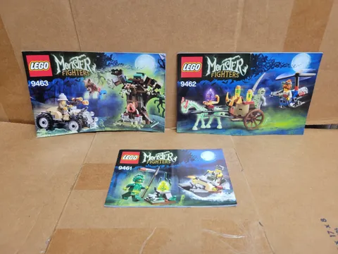 Lot Lego Manuals Monster Fighters 9461 9462 9463 FREE SHIPPING