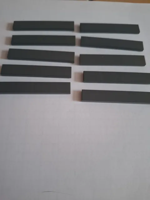 No 348 Lego Tile 1x6.   6636 Dark Grey
