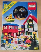 Vintage Lego LegoLand 6000 Magazine Instruction Book 1980 With Stickers