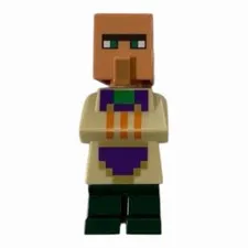 LEGO Minifigure min076 Villager (Cleric) - Desert Biome Outfit