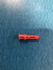 LEGO PART 32054 TECHNIC PIN 3L WITH FRICTION RIDGES AND STOP BUSH (RED)
