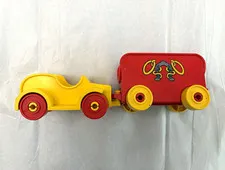 vintage Lego Duplo Pony Trailer from the 1980 "Rodeo" set