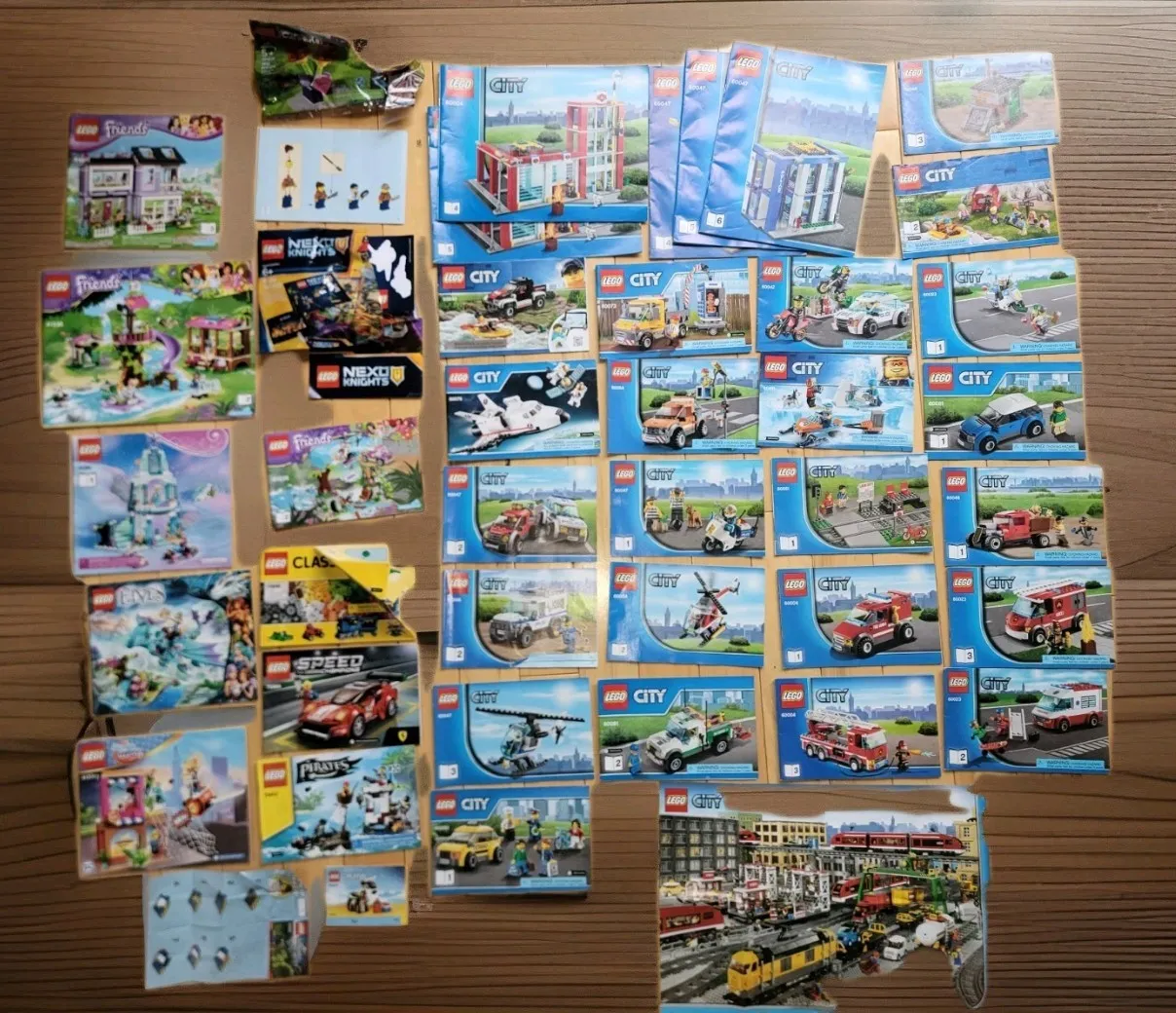 LEGO City Friends Lot 36+ Instruction Manuals Polybags -No Bricks Booklets Only