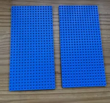 LEGO Baseplate 16 x 32 Studs BLUE  THIN base plate