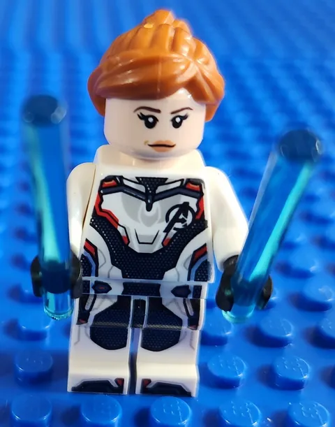 Black Widow With White Jumpsuit Marvel Superheroes Lego Minfigure
