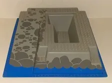 Vintage Lego 2552 Pirate Rock Island 32x32 Cracks