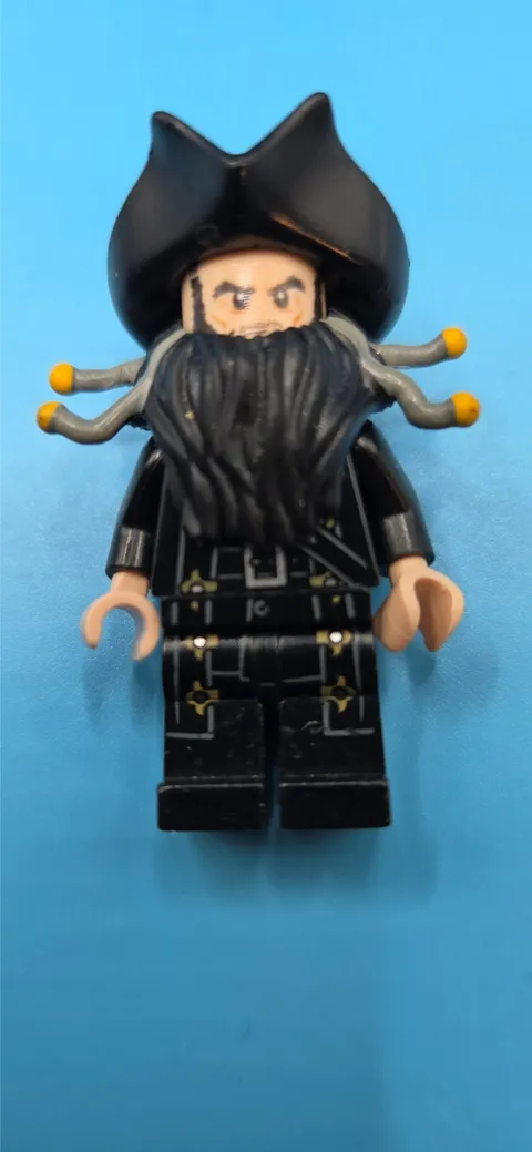 LEGO Pirates of the Caribbean Blackbeard Minifigure poc007 4192 4195