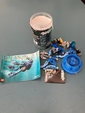 LEGO BIONICLE Gali Nuva 8570 Toa Water Complete Canister Manual 2002
