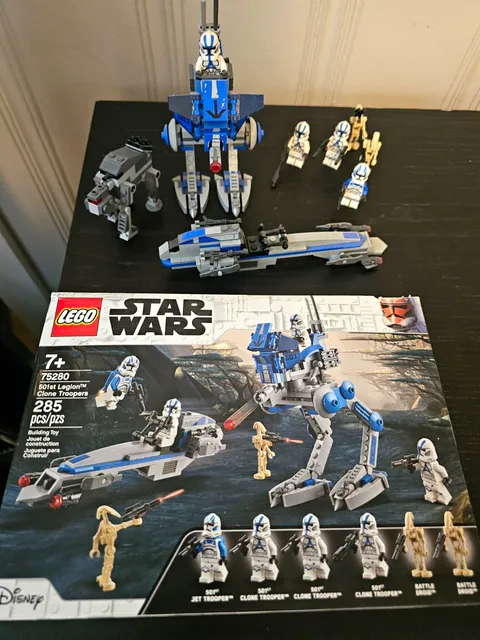 LEGO Star Wars 75280 501st Legion Clone Troopers The Clone Wars 285pcs Box