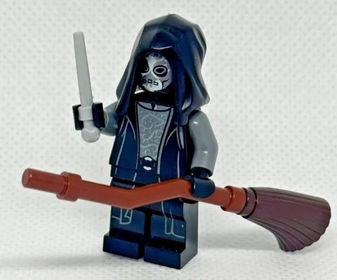 DEATH EATER w/ BROOM WAND Lego Harry Potter Minifigure Mini Figure Minifig 76459