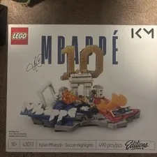 LEGO Editions Kylian Mbappe Soccer Highlights Building Set 43013 490 Pieces New
