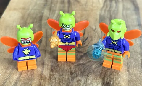 LEGO Minifigure Lot of Three Killer Moth Batman Villain Set - Rare Lego Lot
