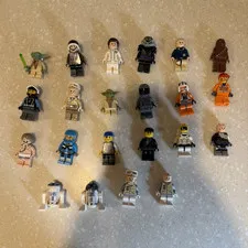 LEGO Star Wars Minifigure Lot Yoda Chewbacca R2-D2 Plastic Age 5+