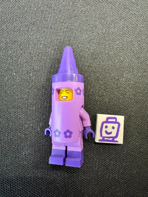 LEGO The Lego Movie 2 Crayon Girl Minifigure Purple