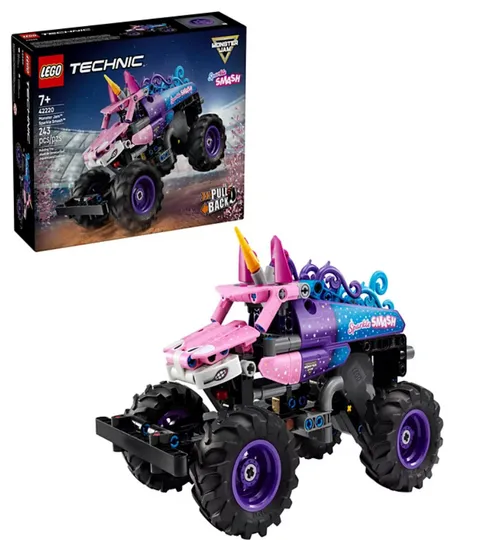LEGO Technic Monster Jam Sparkle Smash Pull-Back Set 42220 243 Pieces