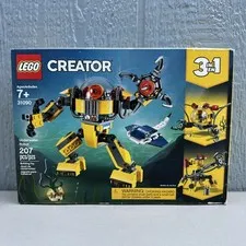 LEGO Creator 31090 Underwater Robot 3-in-1 New Sealed Dmg Box FREE SHIPPING