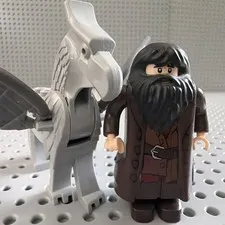 Rubeus Hagrid & Buckbeak Minifigure - LEGO Harry Potter 4738 4750 hp111