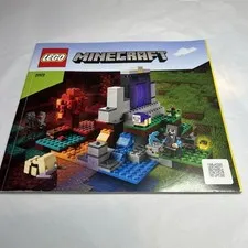 Lego Minecraft The Ruined Portal 21172 Manual Only!