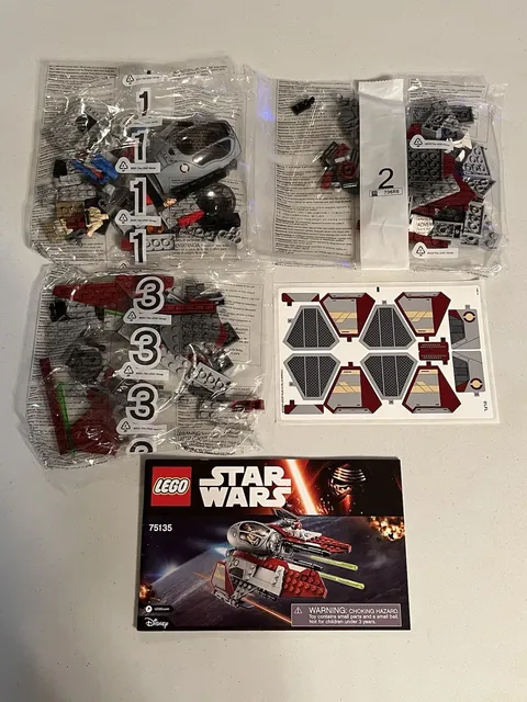 LEGO Star Wars 75135 Obi-Wan’s Jedi Interceptor New Sealed Bags No Box 
