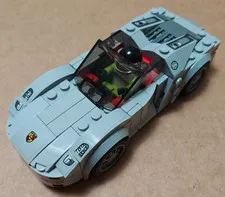 LEGO Speed Champions Porsche 918 Spyder w/Minifig 75910 Mostly Complete