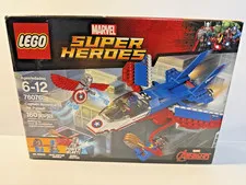 LEGO MARVEL SUPER HEROES SET 76076 "CAPTAIN AMERICA JET PURSUIT " MISB