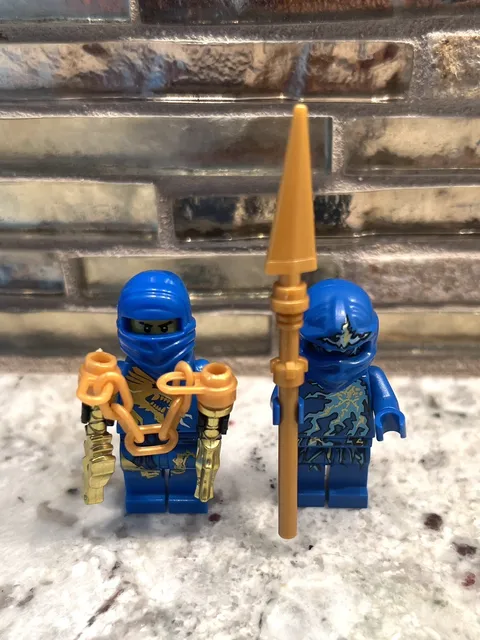Lego Ninjago NRG Jay Dx Custom Minifigure 9570 Lot of 2!🔥🔥🔥