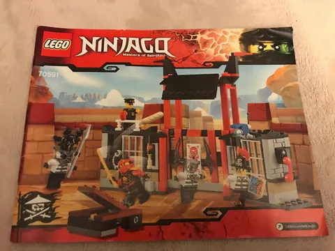 LEG0 Instructions ONLY NO Bricks Ninjago 70591