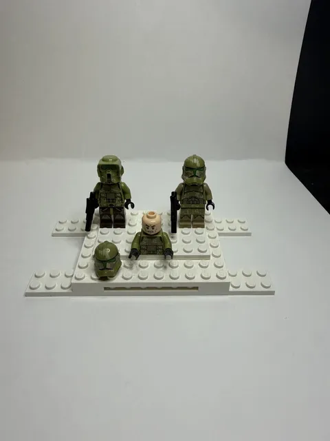 LEGO Star Wars Minifigure Kashyyyk Scout Troopers sw0518 Lot Of 2 + parts descr.