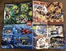 Vintage LEGO System 1997 Catalog Insert RoboForce UFO Pirates Aquazone Wild West