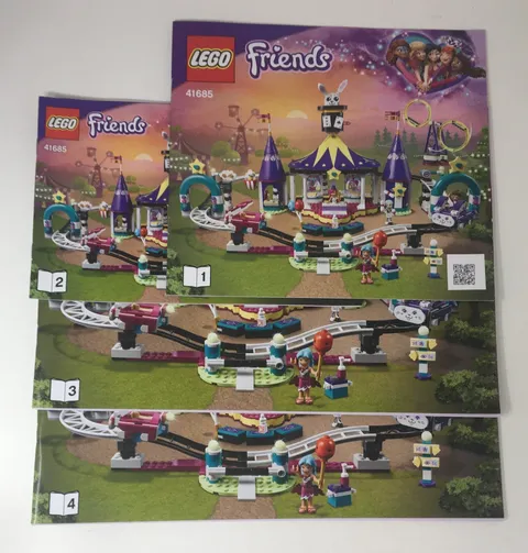 Lego 41685 Funfair Roller Coaster Instruction Manual Book Only - No Bricks