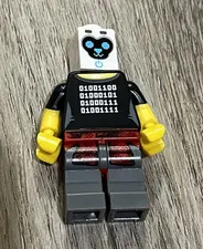 LEGO Minifigure series 19 coder, missing original head.