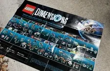 2015 LEGO Dimensions Collector's Poster and Expansion Pack Checklist