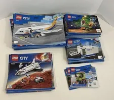 Huge lot of LEGO CITY Instruction Booklets Manuals *PLEASE READ*