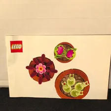 LEGO Botanicals Tiny Plants 10329 Instruction Manual Booklet 2024 EN/FR/ES