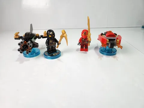 LEGO Dimensions Ninjago Kai Cole Team Pack Blade Bike Boulder Bomber 71207