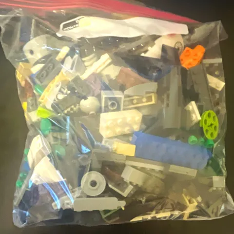 LEGO Bulk Lot (100+) Mixed Bricks Pieces Parts Multicolor in Polybag Bags 2lbs