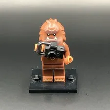 Mint Series 14 Lego Minifigure Big Square Foot (71010) col14-15 col225 w/ Stand