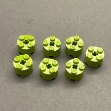 Lego 6143 Lime Green Replacement Parts Pieces Lot of 7