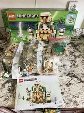 LEGO 21250 Minecraft The Iron Golem Fortress--most Bags Are Sealed