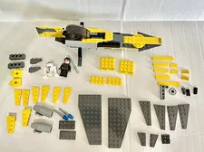 LEGO Star Wars Anakin's Jedi Starfighter 7669 with minifigs NOT complete