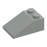 LEGO Part 3298 - Light Gray Brick Sloped 33° 3 x 2
