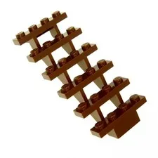 1x LEGO Stair Ladder 7x4x6 Brown Harry Potter Star Wars Set 4728 4480 30134