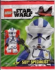 LEGO Star Wars 501st Specialist Trooper Minifigure paper bag Set 912407