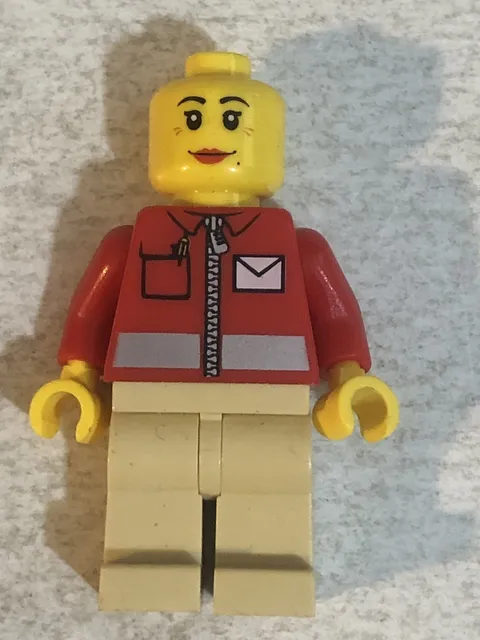 Red Lips Lego Mini figure Action Figure Toy Minifig L1