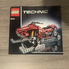 LEGO Technic 8272 Snowmobile Instruction Manual Booklet 2007 Illustrated
